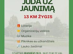 Tauragė juda už jaunimą: rugsėjo 19-ąją miestas kvies į 13 km žygį