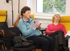 Tauragės bibliotekoje – regėjimo stiprinimo pamokos ir susitikimas su Sigita Labutiene