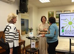 Tauragės bibliotekoje – regėjimo stiprinimo pamokos ir susitikimas su Sigita Labutiene