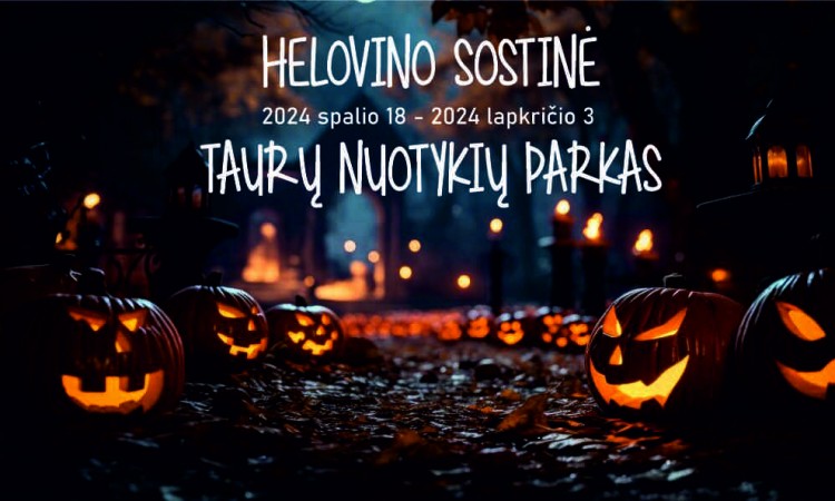 Nuo spalio 18 iki lapkričio 3 d. Taurų nuotykių parkas taps Helovino sostine