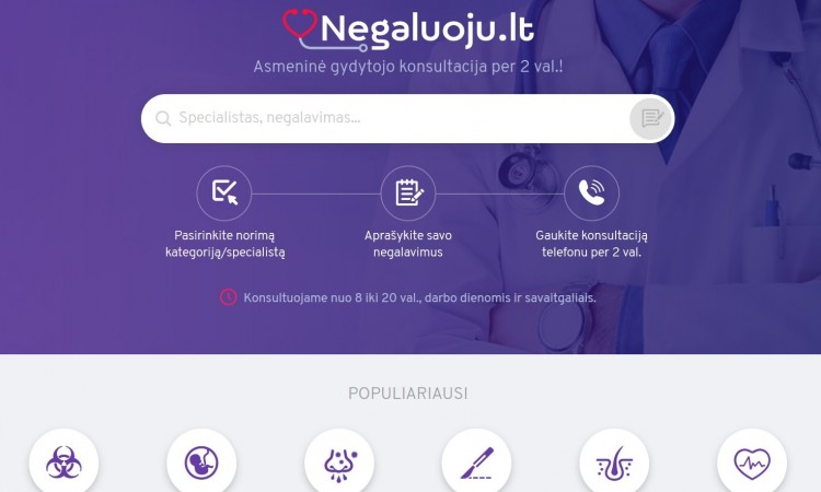 Operatyvus gydytojo atsakymas suteiks ramybę