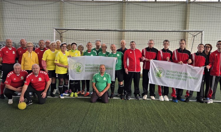 Tauragiškiai sėkmingai pasirodė integraciniame futbolo vaikščiojant turnyre Kaune