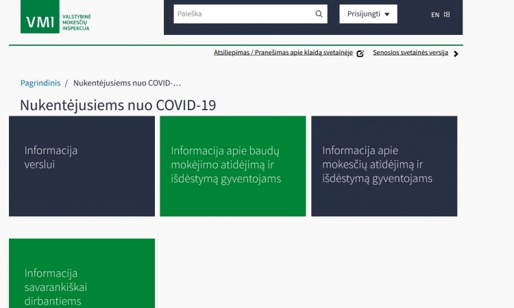 VMI paskelbė 67,4 tūkst. įmonių sąrašą, kurioms mokestines pagalbos priemones taikys ateinantį pusmetį