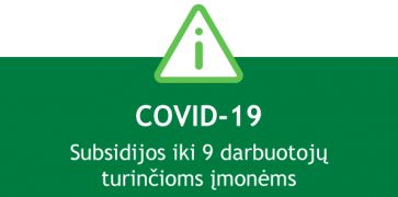  VMI išsiuntė kvietimus teikti paraiškas negrąžinamoms subsidijoms gauti
