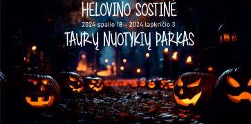 Nuo spalio 18 iki lapkričio 3 d. Taurų nuotykių parkas taps Helovino sostine