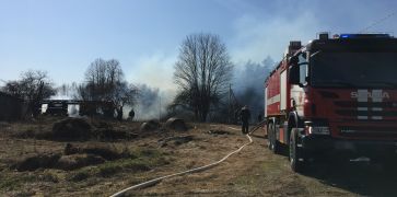 Tauragės ugniagesiai gelbėtojai: už savo turtą esame atsakingi patys!