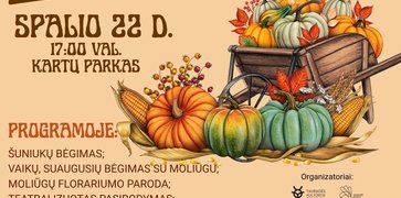 Į Kartų parką sugrįžta „Bėgimas su moliūgu“: šiemet laukia ir šuniukų lenktynės, ir Panevėžio Purpurinio choro koncertas